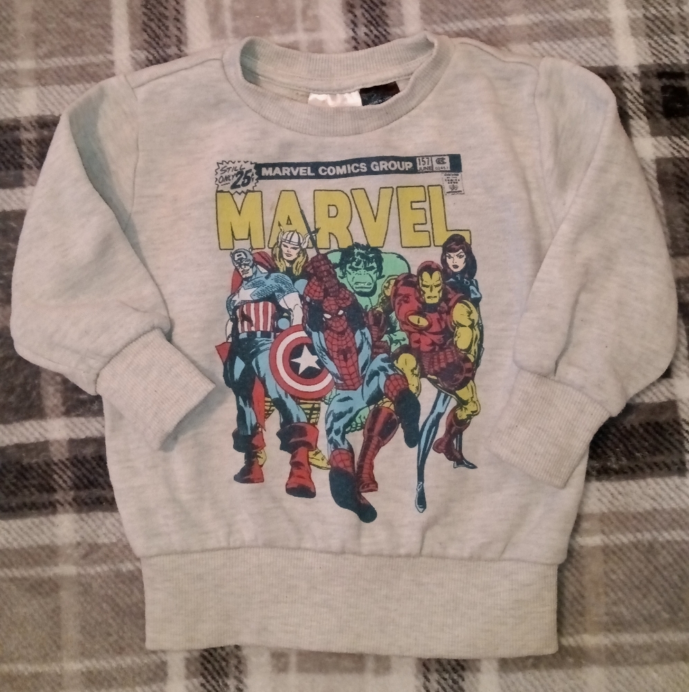 Marvel | Avengers Kids Sweatshirt Size 12 Months Baby Sweatshirt